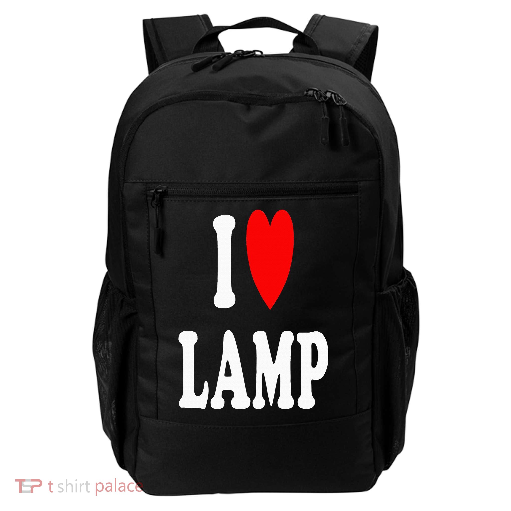 I Love Lamp Funny Light Shade Lampshade Candle Lantern Moth Backpack