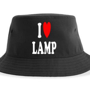 I Love Lamp Funny Light Shade Lampshade Candle Lantern Moth Sustainable Bucket Hat