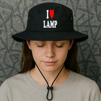 I Love Lamp Funny Light Shade Lampshade Candle Lantern Moth Bucket Hat