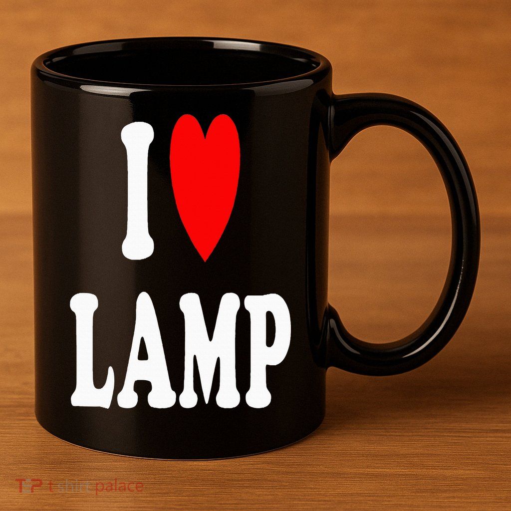 I Love Lamp Funny Light Shade Lampshade Candle Lantern Moth 11oz C Handle Ceramic Mug