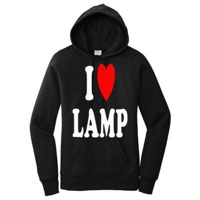 I Love Lamp Funny Light Shade Lampshade Candle Lantern Moth Women's Pullover Hoodie