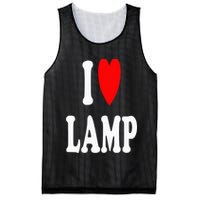 I Love Lamp Funny Light Shade Lampshade Candle Lantern Moth Mesh Reversible Basketball Jersey Tank