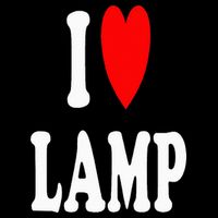 I Love Lamp Funny Light Shade Lampshade Candle Lantern Moth Mousepad