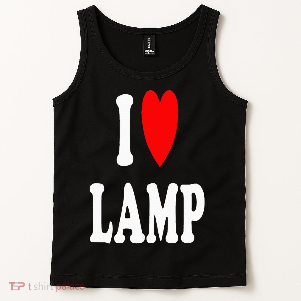I Love Lamp Funny Light Shade Lampshade Candle Lantern Moth Tank Top
