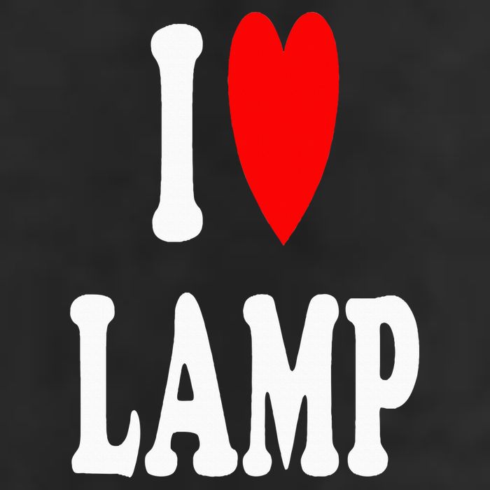 I Love Lamp Funny Light Shade Lampshade Candle Lantern Moth Golf Towel