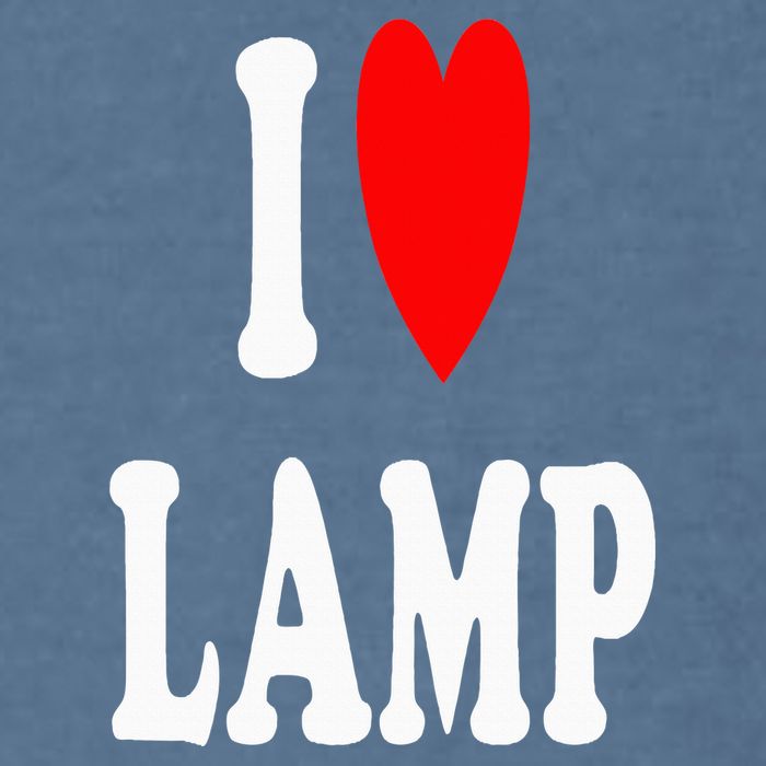 I Love Lamp Funny Light Shade Lampshade Candle Lantern Moth Garment-Dyed Sweatshirt