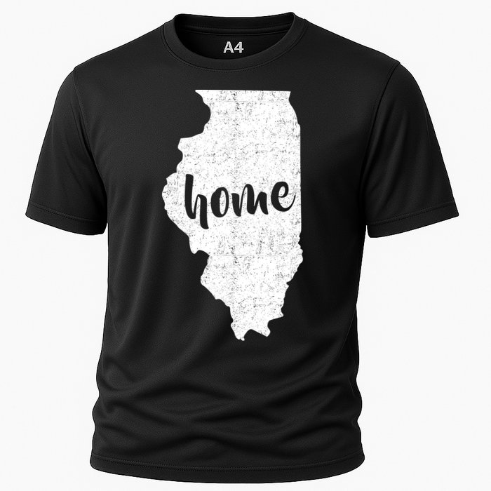 Illinois Home State Cooling Performance Crew T-Shirt