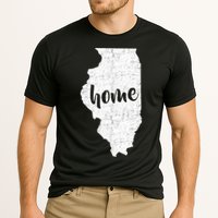 Illinois Home State Cooling Performance Crew T-Shirt