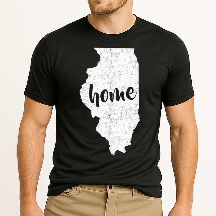 Illinois Home State Cooling Performance Crew T-Shirt