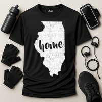 Illinois Home State Cooling Performance Crew T-Shirt