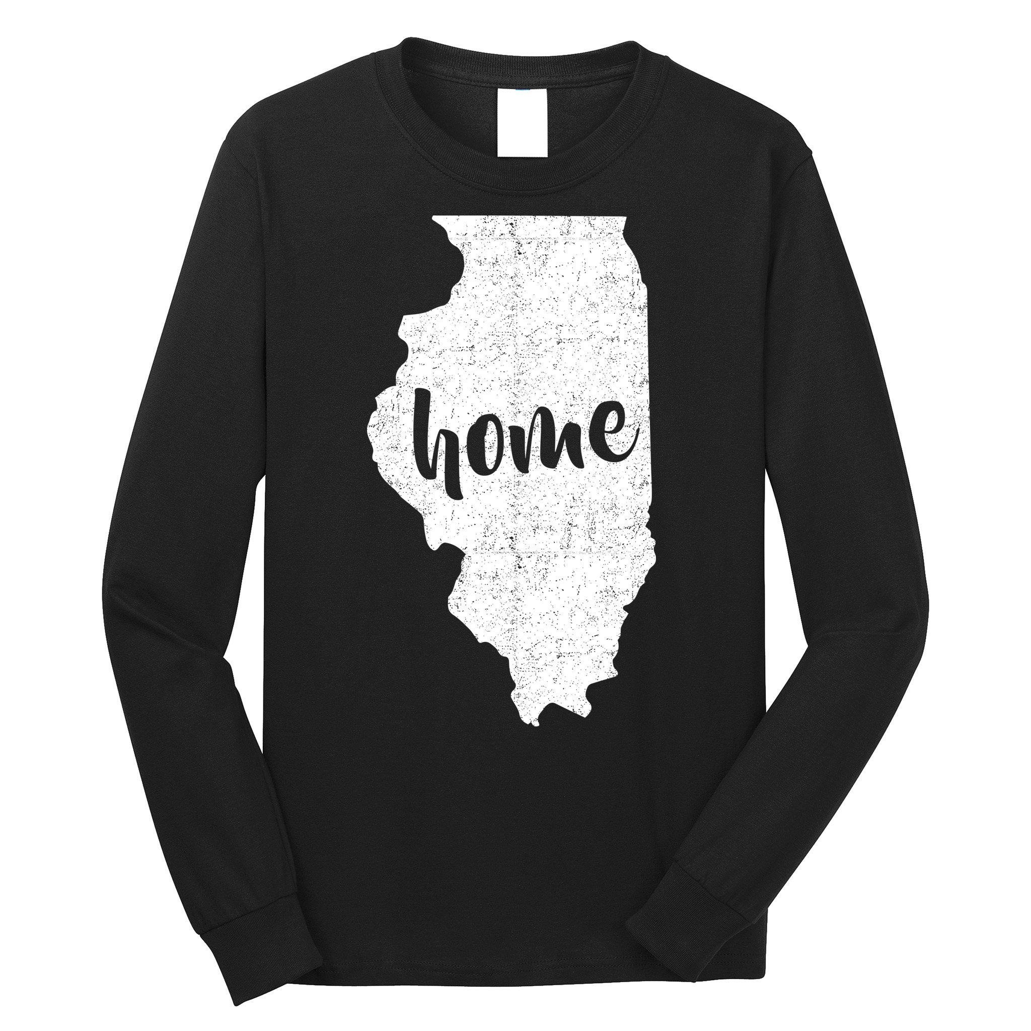 Illinois Home State Long Sleeve Shirt