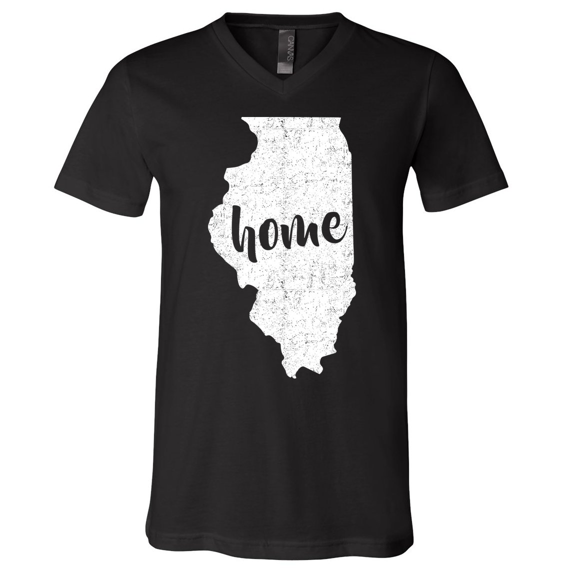 Illinois Home State V-Neck T-Shirt