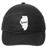 Illinois Home State 7-Panel Snapback Hat