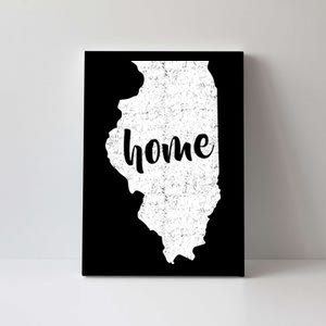 Illinois Home State Canvas