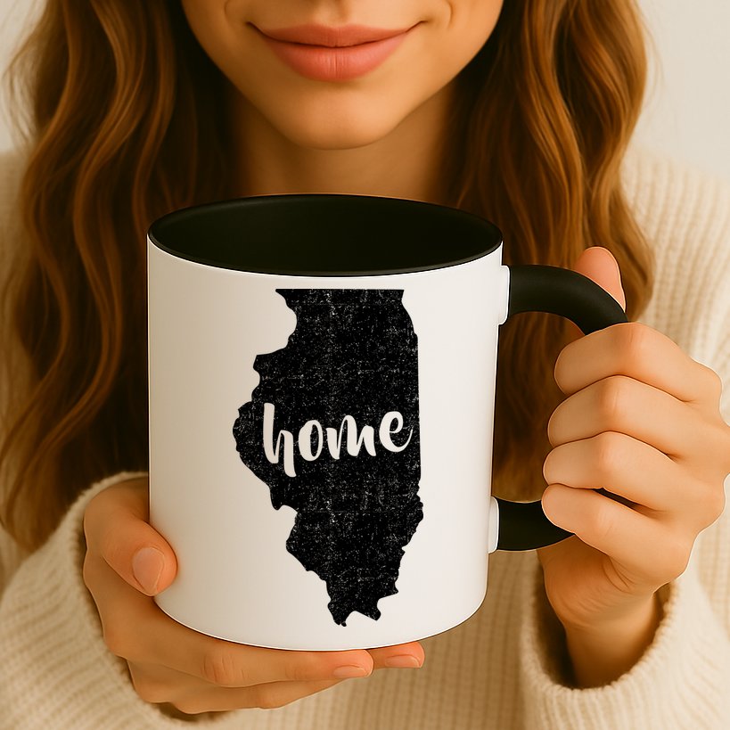 Illinois Home State Mug