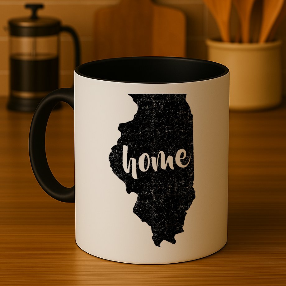 Illinois Home State Mug
