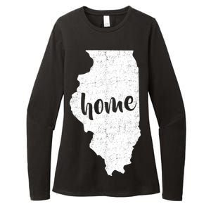 Illinois Home State Womens CVC Long Sleeve Shirt