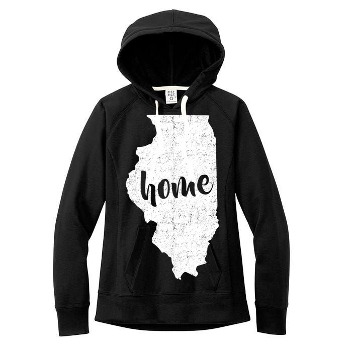 Illinois Home State Women's Fleece Hoodie