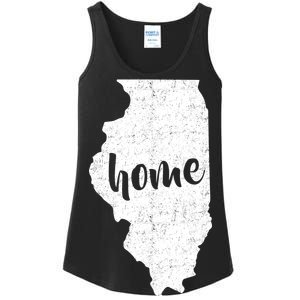 Illinois Home State Ladies Essential Tank