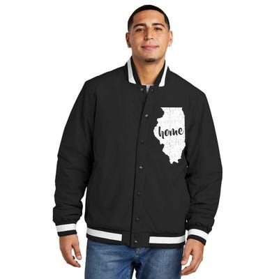 Illinois Home State Insulated Varsity Jacket