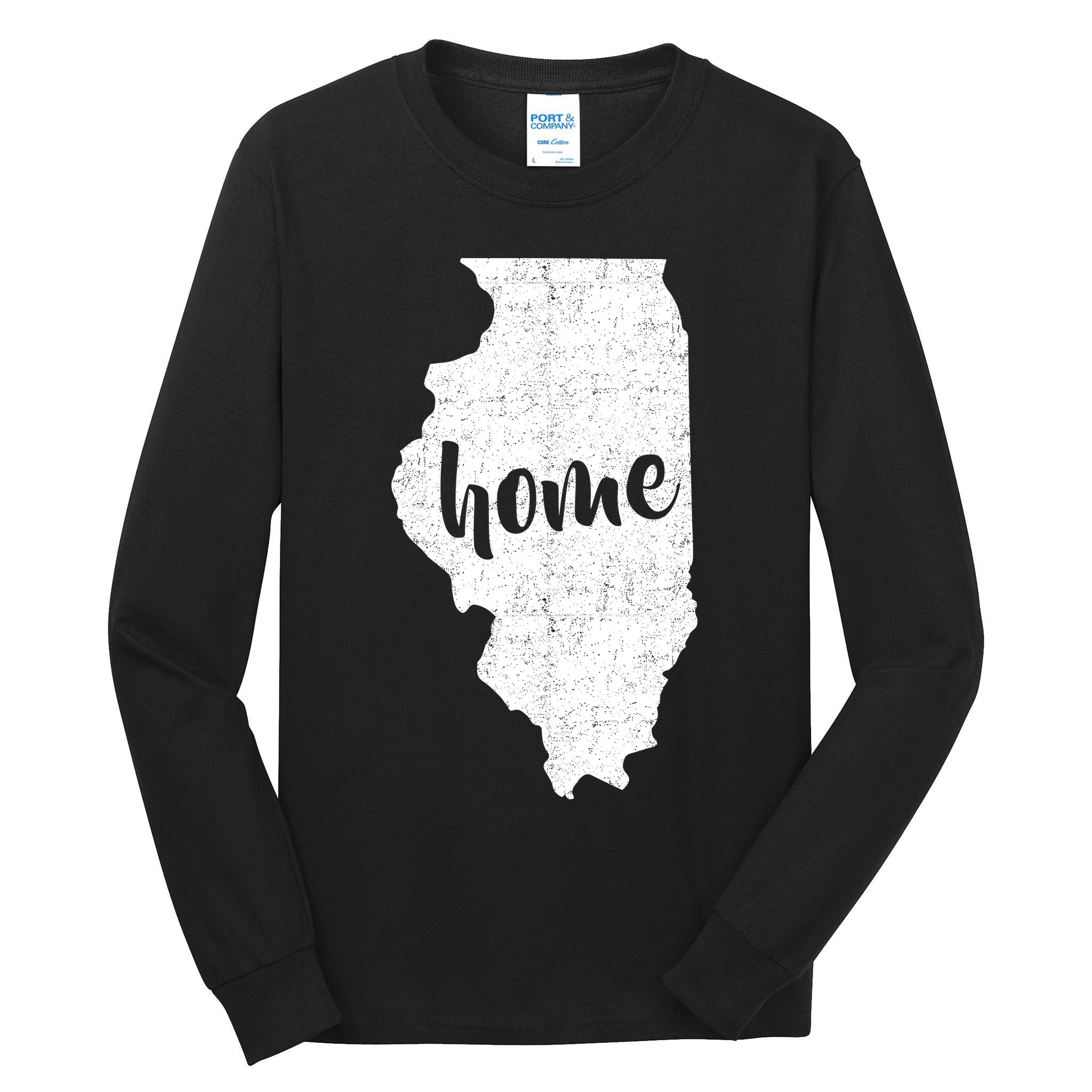 Illinois Home State Tall Long Sleeve T-Shirt