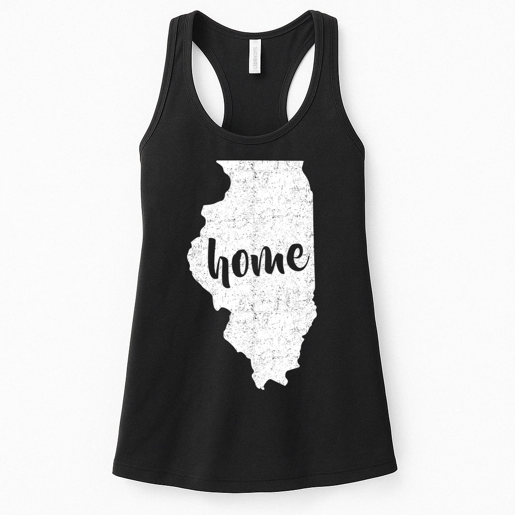 Illinois Home State Womens Tank Top