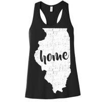 Illinois Home State Women's Racerback Tank