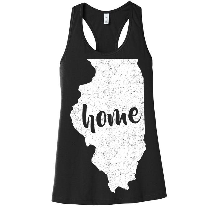 Illinois Home State Women's Racerback Tank