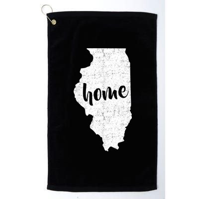 Illinois Home State Platinum Collection Golf Towel