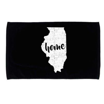 Illinois Home State Microfiber Hand Towel