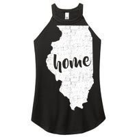 Illinois Home State Women's Perfect Tri Rocker Tank