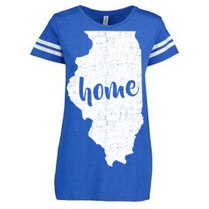 Illinois Home State Enza Ladies Jersey Football T-Shirt