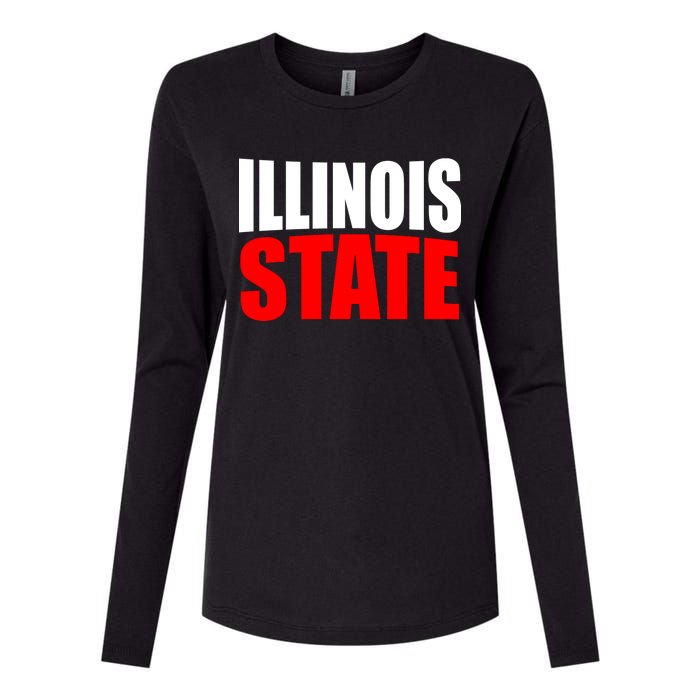 Illinois State Womens Cotton Relaxed Long Sleeve T-Shirt