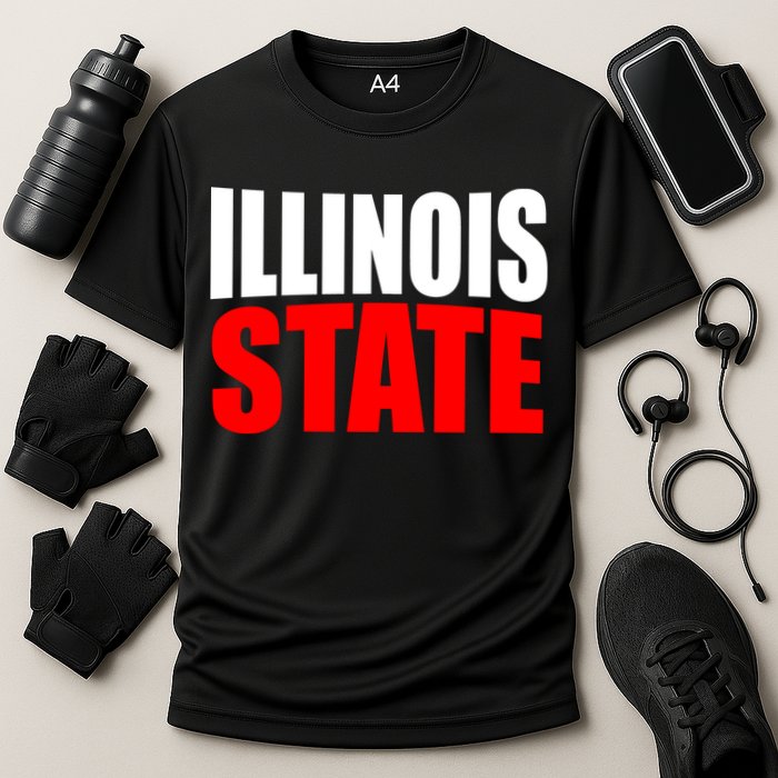 Illinois State Cooling Performance Crew T-Shirt