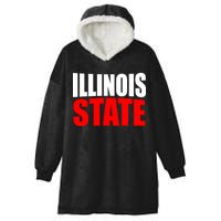 Illinois State Hooded Wearable Blanket