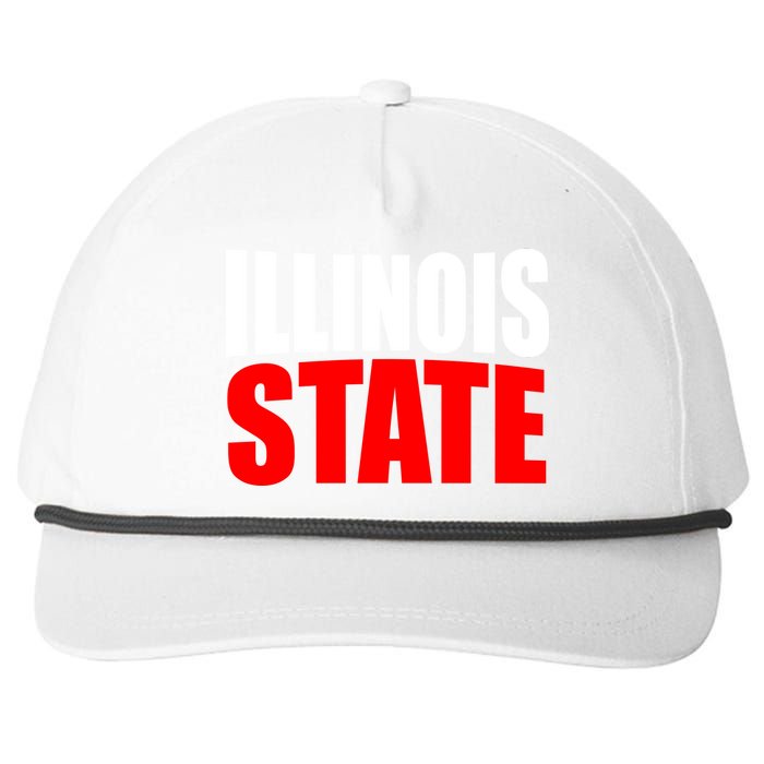 Illinois State Snapback Five-Panel Rope Hat