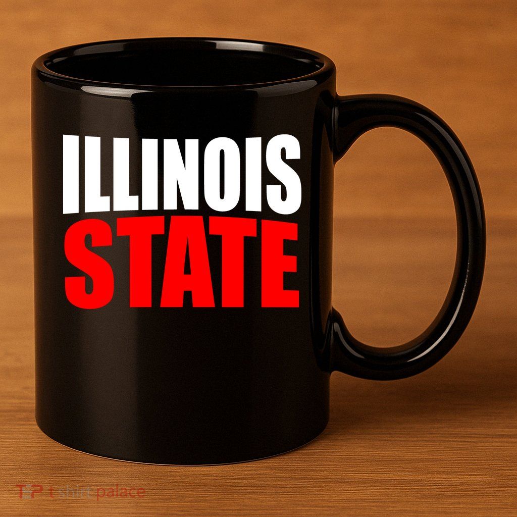 Illinois State 11oz C Handle Ceramic Mug