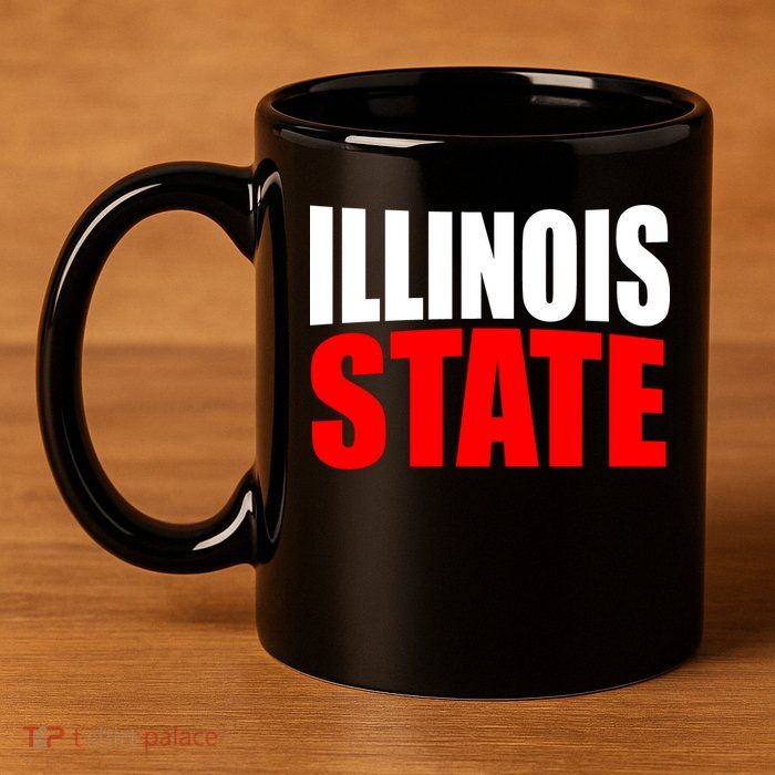 Illinois State 11oz C Handle Ceramic Mug