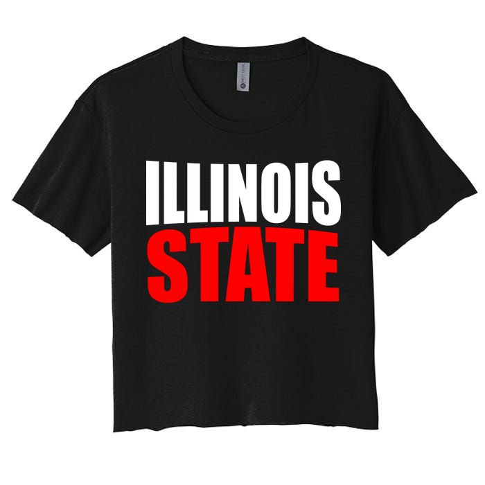 Illinois State Women's Crop Top Tee