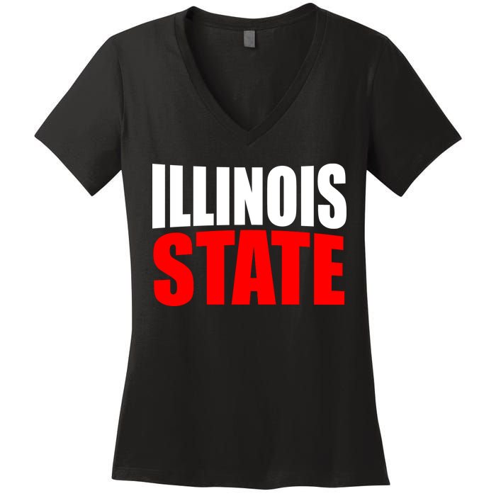 Illinois State Women's V-Neck T-Shirt