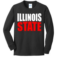 Illinois State Kids Long Sleeve Shirt