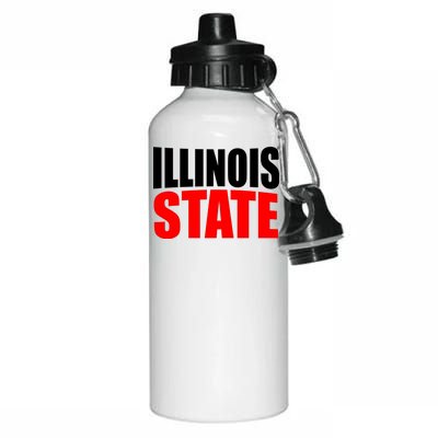 Illinois State Aluminum Water Bottle