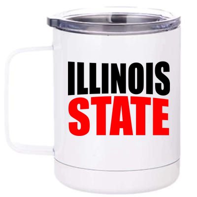 Illinois State 12 oz Stainless Steel Tumbler Cup