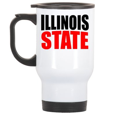 Illinois State Stainless Steel Travel Mug