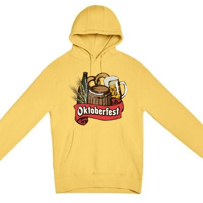 Illustration Oktoberfest Premium Pullover Hoodie