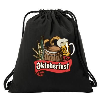 Illustration Oktoberfest Drawstring Bag