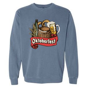 Illustration Oktoberfest Garment-Dyed Sweatshirt