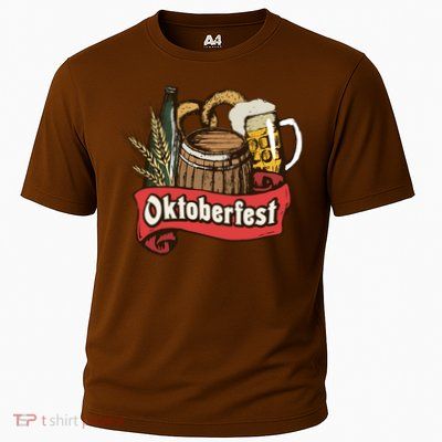 Illustration Oktoberfest Cooling Performance Crew T-Shirt