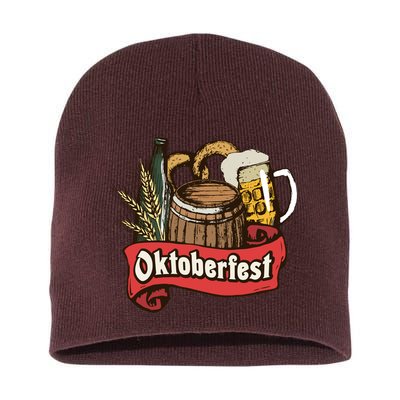 Illustration Oktoberfest Short Acrylic Beanie