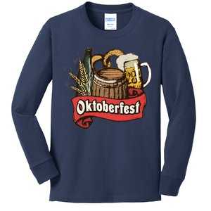 Illustration Oktoberfest Kids Long Sleeve Shirt